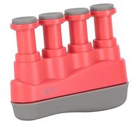 Naroote Trainer Ergonomico in Silicone per Rinforzare le Dita per Esercizi con Presa della Mano, Chitarra e Strumenti Musicali, Resistente e Portatile, Set da 1 (PINK)