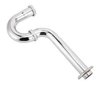 Naroote Tubo Di Scarico Sifone Per Lavello, Sifone Per Lavabo In Acciaio Inossidabile Rame Con Design Anti Intasamento, Ideale Per Scarichi Lavello Standard Americano Con O Senza Troppopieno