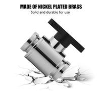 Naroote Valvola, G1/4 "filo Interno Valvola a Sfera d'Acqua in Argento con Kit di Raffreddamento 'Acqua per il Computer di Raffreddamento Ad (#1)