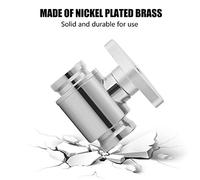 Naroote Valvola, G1/4 "filo Interno Valvola a Sfera d'Acqua in Argento con Kit di Raffreddamento 'Acqua per il Computer di Raffreddamento Ad (#2)