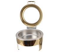 Naroote Vassoio di Calore Alimentare, Server a Buffet con Temperatura Regolabile, Tappo Europeo di 300 W, 220-240 V per il Ristorante (1 padella full size)