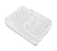 Naroote Vassoio per Tazze di Inchiostro per Tatuaggi, Supporto per Pigmenti in Plastica Usa e Getta 25 Pezzi per Salone di Tatuaggi