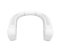 Naroote Ventola per Collo, USB Dimagrante 1200 -Mah -Battery Battless Adaggibile Ventola di Piegatura Portatile per il Viaggio (WHITE)