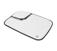 Naroote Vetro dello Specchietto Retrovisore, Riflessione Semplice di Vetro Riscaldata dell'installazione dello Specchietto Retrovisore Buona 5161011AA Liscio per la Raccolta (Sinistra)