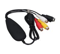 Naroote VHS DVD Maker Scheda di Acquisizione Video Adattatore USB 2.0 Plug and Play Professionale per Progetti di Editing Video e Archiviazione
