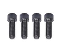 Naroote Viti del Freno in Bicicletta, Soppressione della Deriva a Bassa Temperatura M6x18mm Flessibile Prevenire le Viti Freno a Disco Resistente all'erosione per il Ciclo (BLACK)