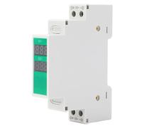 Naroote Voltmetro Digitale su Guida DIN Display di Tensione Ad Alta Precisione Uscita di Commutazione per Apparecchiature Elettriche