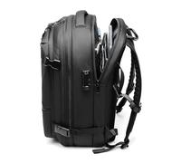 Naroote Vuoto -backpack, da 25 L a 60 L Zaino Espandibile -cusom con un Compartment da 17 chlaptop per L'azienda (BLACK)