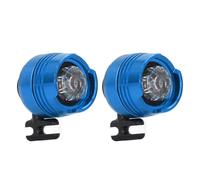 Naroote Zoccoli LED per Scarpe Faro Impermeabile in Lega di Alluminio ABS per Escursioni Notturne del Ringraziamento, Set di 2 (BLUE)