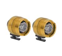 Naroote Zoccoli LED per Scarpe Faro Impermeabile in Lega di Alluminio ABS per Escursioni Notturne del Ringraziamento, Set di 2 (GOLD)