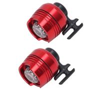 Naroote Zoccoli LED per Scarpe Faro Impermeabile in Lega di Alluminio ABS per Escursioni Notturne del Ringraziamento, Set di 2 (rosso)