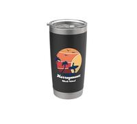 Narragansett Rhode Island Surf Surfer Vintage Tramonto Surf Bicchiere termico in acciaio inox doppia parete