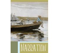 NARRATION: A large journal for narration, for home education; a notebook with lined paper for writing and blank pages for drawing, with a beautiful Winslow Homer print on the cover