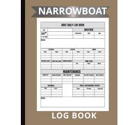 Narrowboat Log Book , Boat Maintenance Log, Fuel, Trip, Food and Passenger Register