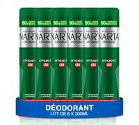 Narta Deodorante da uomo Spray Freschezza Classica Efficienza 48h – Confezione 6 x 200 ml