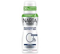Narta - Deodorante da uomo Magnesium Protect Invisible - Spray compresso - Confezione da 6 x 100 ml