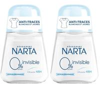 Narta Donna Deodorante a sfera invisibile 0% 50 ml (Confezione da 2)
