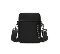 Narunii Borsa a tracolla da uomo, borsa a tracolla, borsa a tracolla per viaggi, escursionismo e sport, Nero-stile 2, 20x5x15cm.