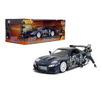 Naruto 1:24 1993 Mazda RX-7 Modellino Auto & 2.75 " Kakashi Figura, Toys per