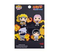 Loungefly POP 4 Pack PIN SET: NARUTO - Naruto - TEAM 7 - Naruto Spille Smaltate