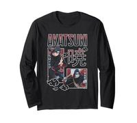 Naruto Akatsuki And Kisame Uchiha Collage Action Anime Maglia a Manica