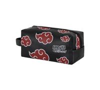 Naruto Clouds-Borsa da Toilette da Viaggio Brick Plus, Nero, 25 x 12 cm