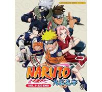 Naruto Complete TV Series Vol.1-220 DVD anime giapponese doppiato inglese spe...