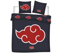 Aymax Parure da letto Naruto doppio, 2 persone, copripiumino 240 x 220 cm + 2 federe 65 x 65 cm, in policotone