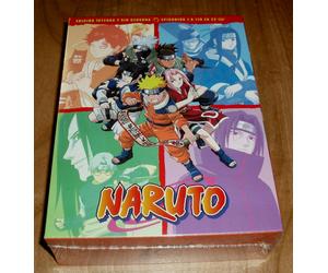 NARUTO EDIZIONE INTEGRA BOX 1 PACK 22 DVD NUOVO SIGILLATO 1-110 (NON APERTO) R2