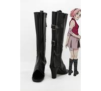 Naruto Haruno Sakura NINJA SHINOBI Cosplay Scarpe Costume Shoes Costume Stivali