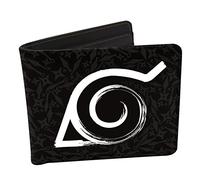 Naruto Konoha Uomo Portafoglio marrone vinile