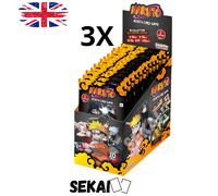 NARUTO MYTHOS TCG BUNDLE 3x BOOSTER BOX FIRST EDITION ENG ENGLISH NO SEALED CASE