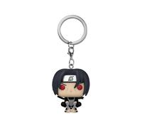 Naruto Pocket Pop Portachiavi in Vinile Itachi Uchiha (Moonlit) 4 Cm Funko