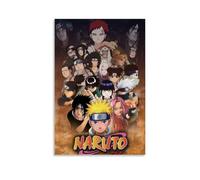 Naruto - Poster a tema anime, decorazione artistica da parete, stile 31, motivo: viaggio, retrò, decorazione artistica da parete, olio su tela, 30 x 45 cm, senza cornice, stile 31