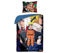 Naruto Set Copripiumino Singolo Ue Misura 2-in-1 Disegni Mango 100% Cotone