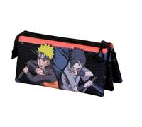 Naruto Shadow-Astuccio Triplo, Nero 23 x 11 cm