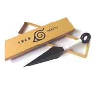 Naruto - Shinobi Ninja Kunai 28cm Costume Accessoir (Blu) PVC Plastik Cosplay Replika con SPEDIZIONE Gratuita