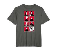 Naruto Shippuden Akatsuki Character Frames Pop Art Anime Maglietta