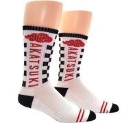 Naruto Shippuden Akatsuki Clouds Anime Calzini Bianchi Sportivi