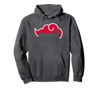 Naruto Shippuden Akatsuki Silhouette Anime Felpa con Cappuccio