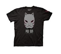 Naruto Shippuden Anbu Nero Ops Maschera Anime T Shirt