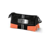 Naruto Dress-Astuccio Triplo, Multicolore, 23 x 11 cm