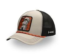 Capslab Berretto Trucker Naruto Shippuden - Snapback regolabile - Beige/Nero/Arancione Taglia unica