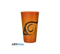 Naruto Shippuden Bicchiere 400ml Konoha & Seal Abystyle