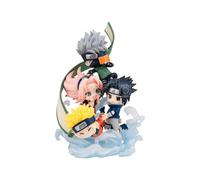 Naruto Shippuden Figunity Pvc Mini Statua Gather Here, Team 7 13 Cm (with Regalo