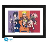 NARUTO SHIPPUDEN - Framed print "Adults and children" (30 0)