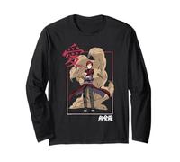 Naruto Shippuden Gaara Kanji Telaio Maglia a Manica