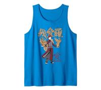 Naruto Shippuden Gaara with Sand And Kanji Anime Canotta, Uomo, Zaffiro, S
