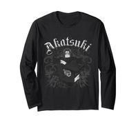 Naruto Shippuden Gothic Y2K Frame Itachi Akatsuki Anime Maglia a Manica
