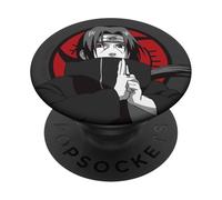 Naruto Shippuden Grey and Red Itachi Portrait Anime PopSockets PopGrip Adesivo